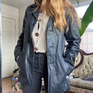 Vintage colebrook & co leather jacket